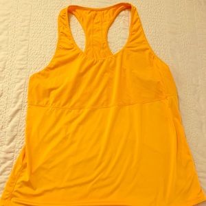 Fabletics breathable Tangerine fitness tank
